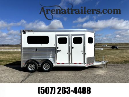 New 2024 Cimarron Trailers 2H BP Straight Load Horse Trailer