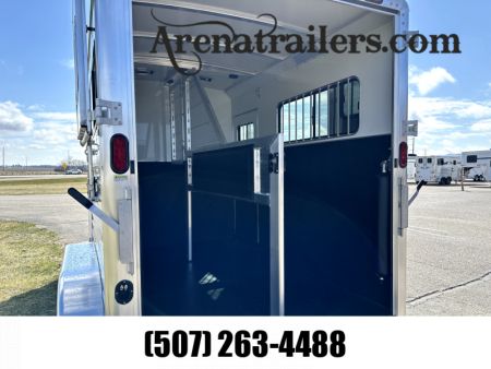 New 2024 Cimarron Trailers 2H BP Straight Load Horse Trailer