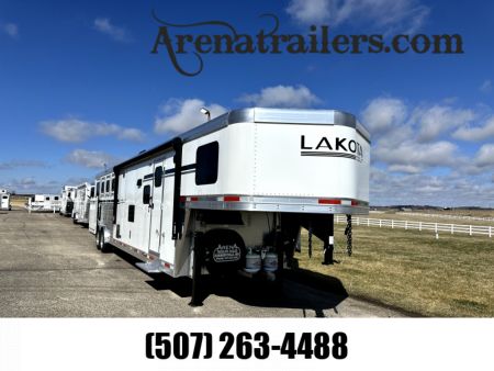 New 2025 Lakota 4H 13' LQ AC8413 Horse Trailer
