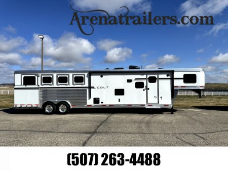 New 2025 Lakota 4H 13' LQ AC8413 Horse Trailer