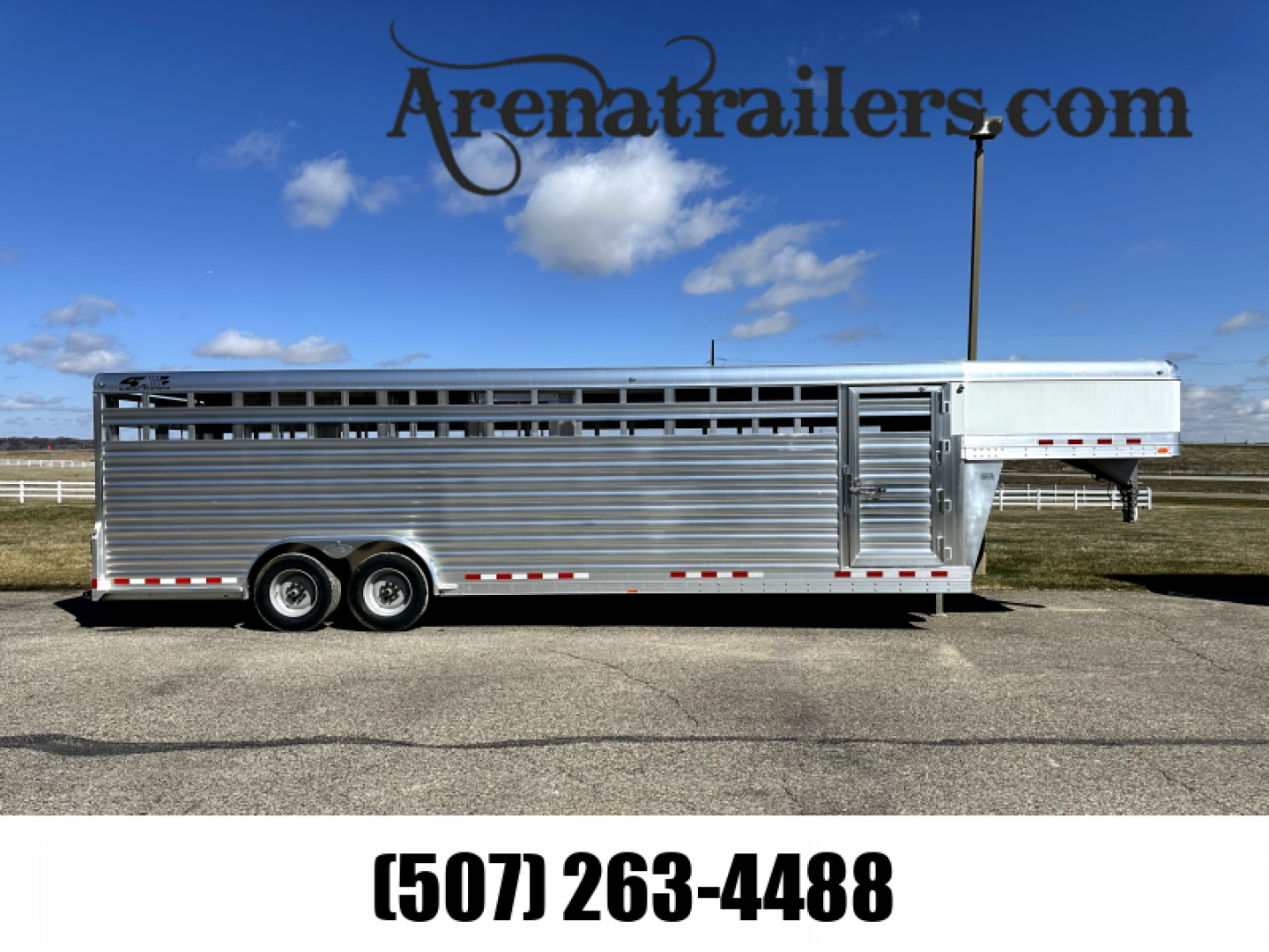 New 2024 4-Star Trailers 28' Stock / Stock Combo Trailer