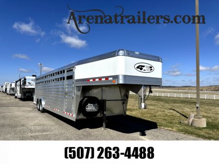 New 2024 4-Star Trailers 28' Stock / Stock Combo Trailer