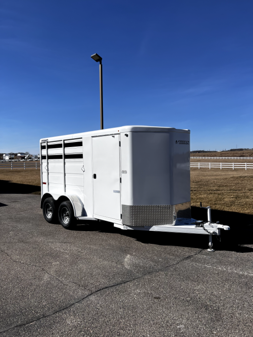 New 2024 Titan Trailers 2H BP Primo Horse Trailer