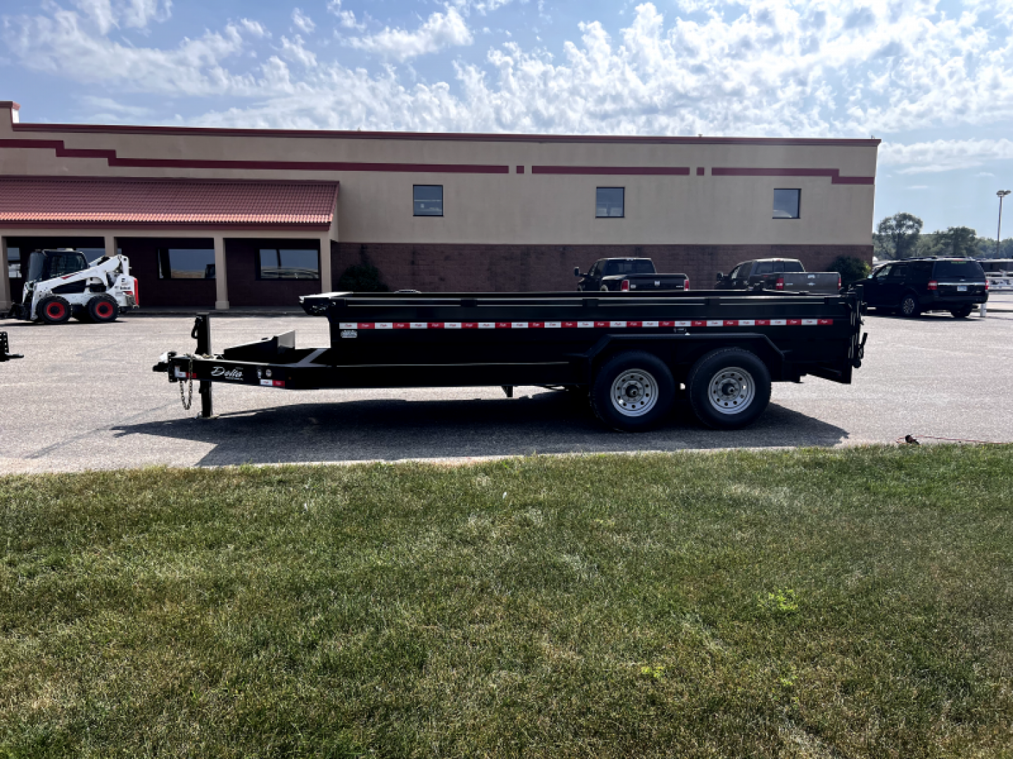 New 2023 Delta Mfg 16' x 84" x 24" 27LPD Dump Trailer