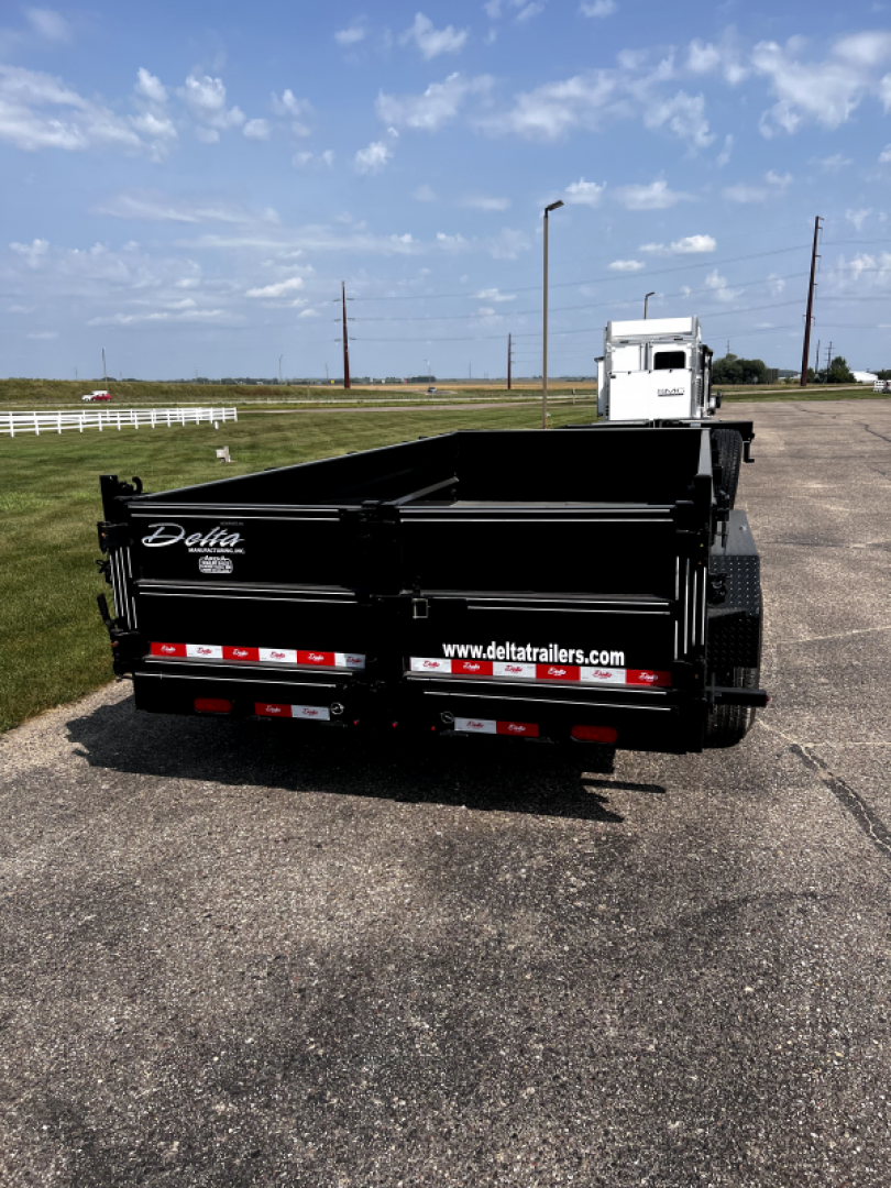 New 2023 Delta Mfg 16' x 84" x 24" 27LPD Dump Trailer