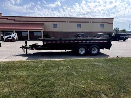 New 2023 Delta Mfg 16' x 84" x 24" 27LPD Dump Trailer