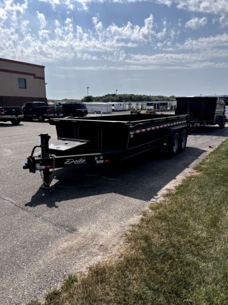 New 2023 Delta Mfg 16' x 84" x 24" 27LPD Dump Trailer