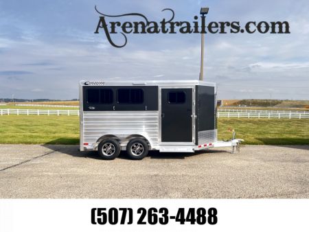 New 2024 Cimarron Trailers 2H BP RTG Horse Trailer