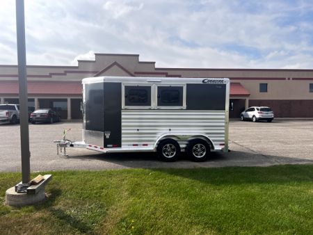 New 2024 Cimarron Trailers 2H BP RTG Horse Trailer