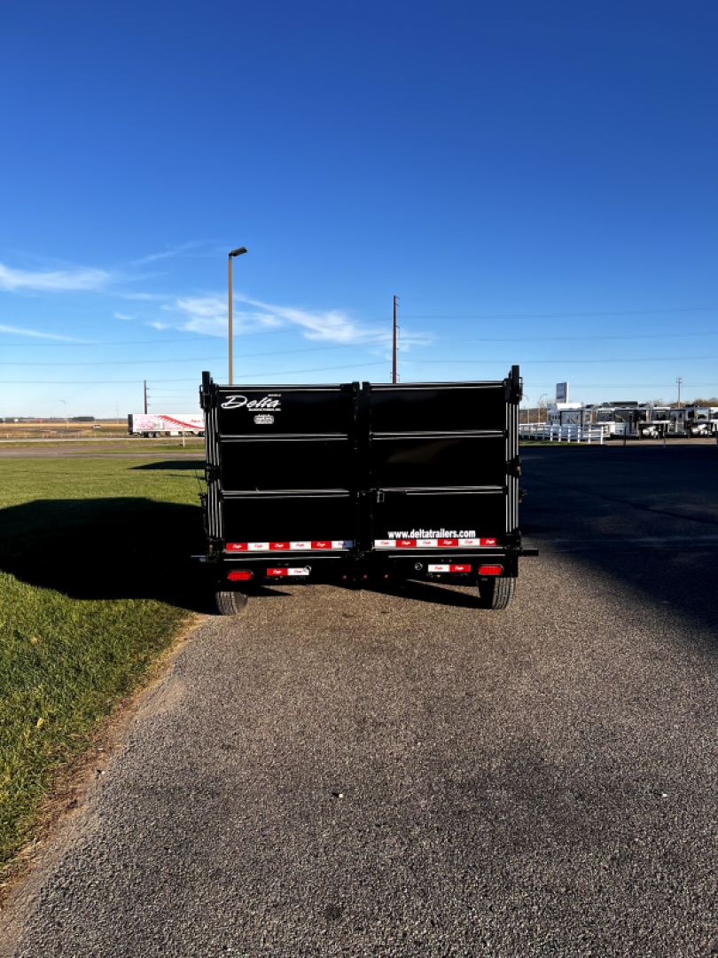 New 2024 Delta Mfg 27NBD 16' x 84" x 48" Dump Trailer