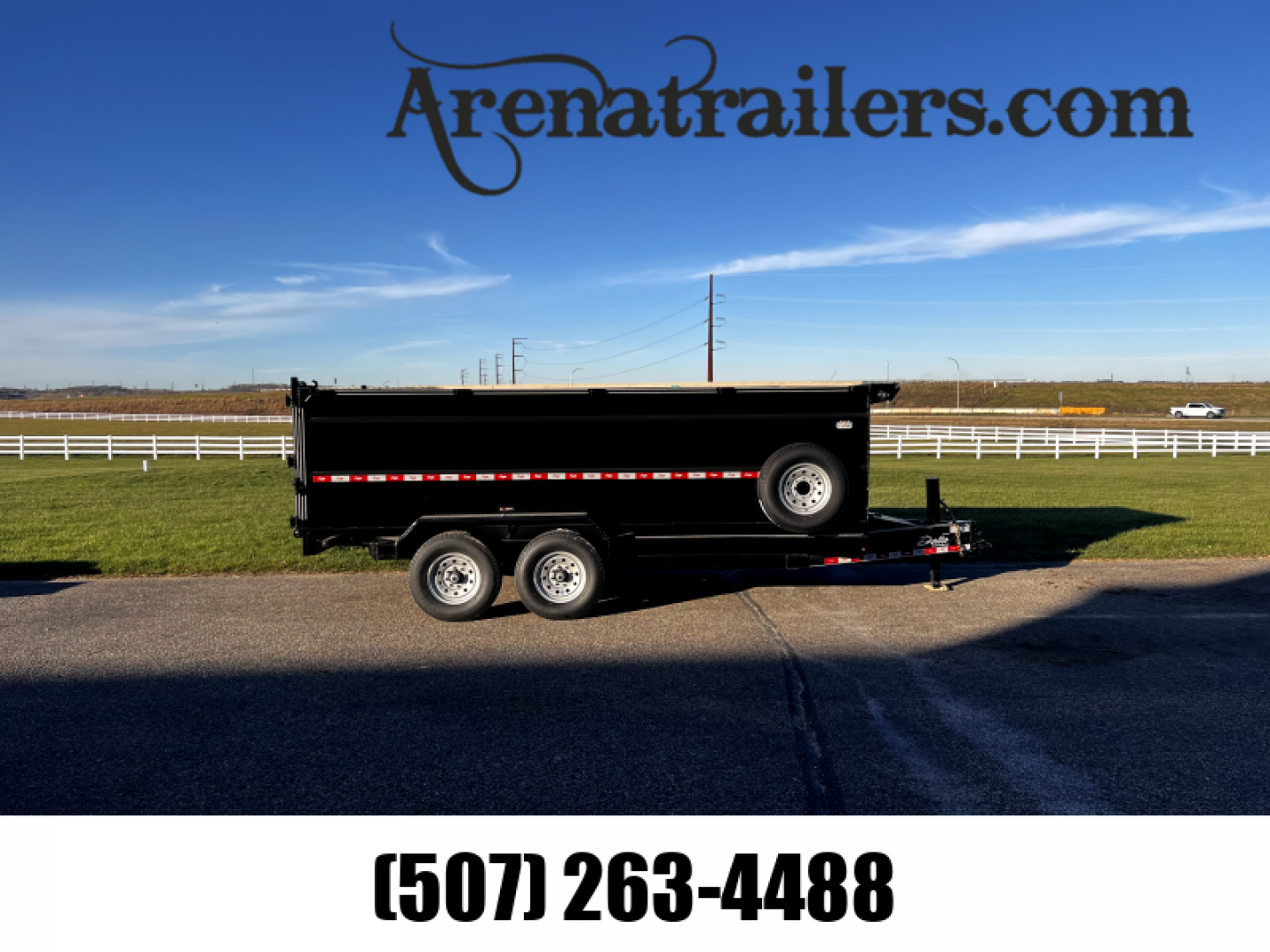 New 2024 Delta Mfg 27NBD 16' x 84" x 48" Dump Trailer