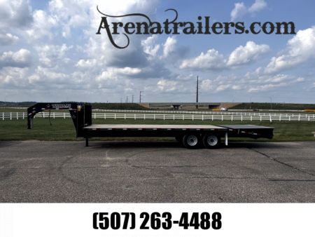 New 2023 Titan Trailers 26' Ruff Neck GN Flatbed Trailer