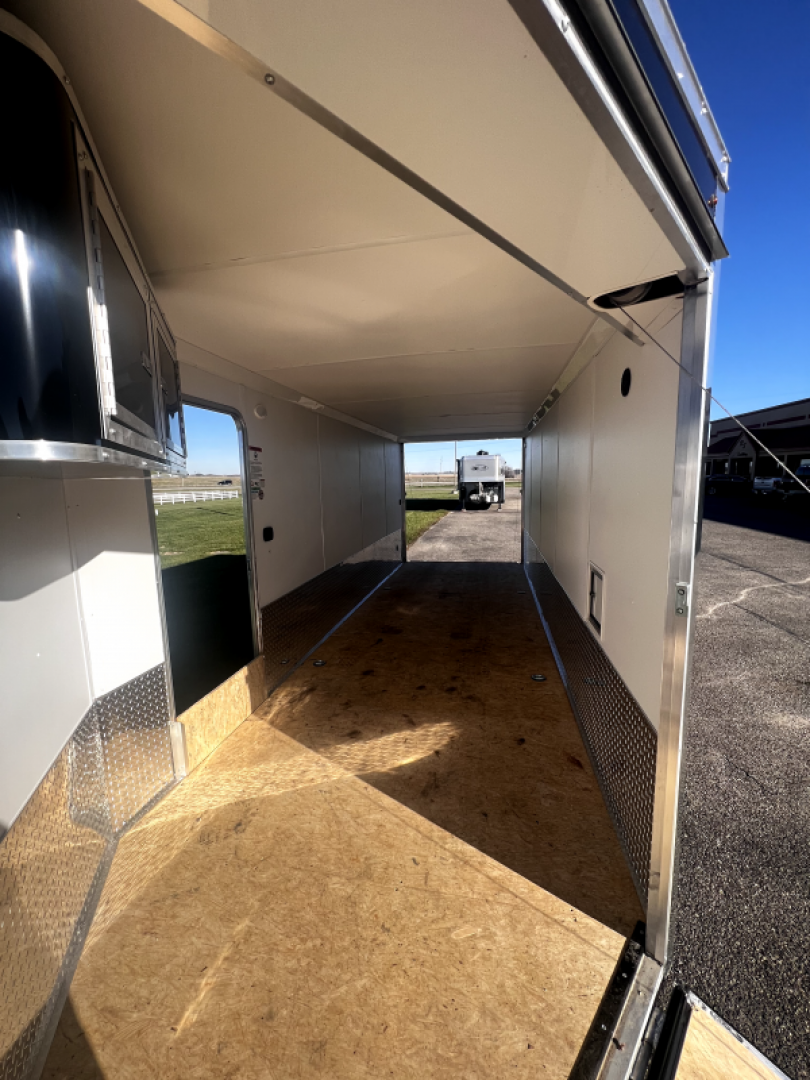 New 2023 Ameralite ATST725TA3 7' x 25' All-Aluminum Snowmobile Trailer