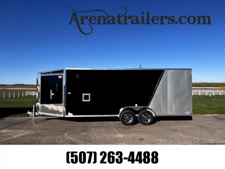 New 2023 Ameralite ATST725TA3 7' x 25' All-Aluminum Snowmobile Trailer
