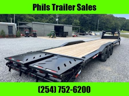 New 2026 IRON BULL NEW 102X40 GOOSENECK EQUIPMENT TRAILER DRIVE OVER FENDERS OPEN TRAILER UTILITY Equipment Trailer
