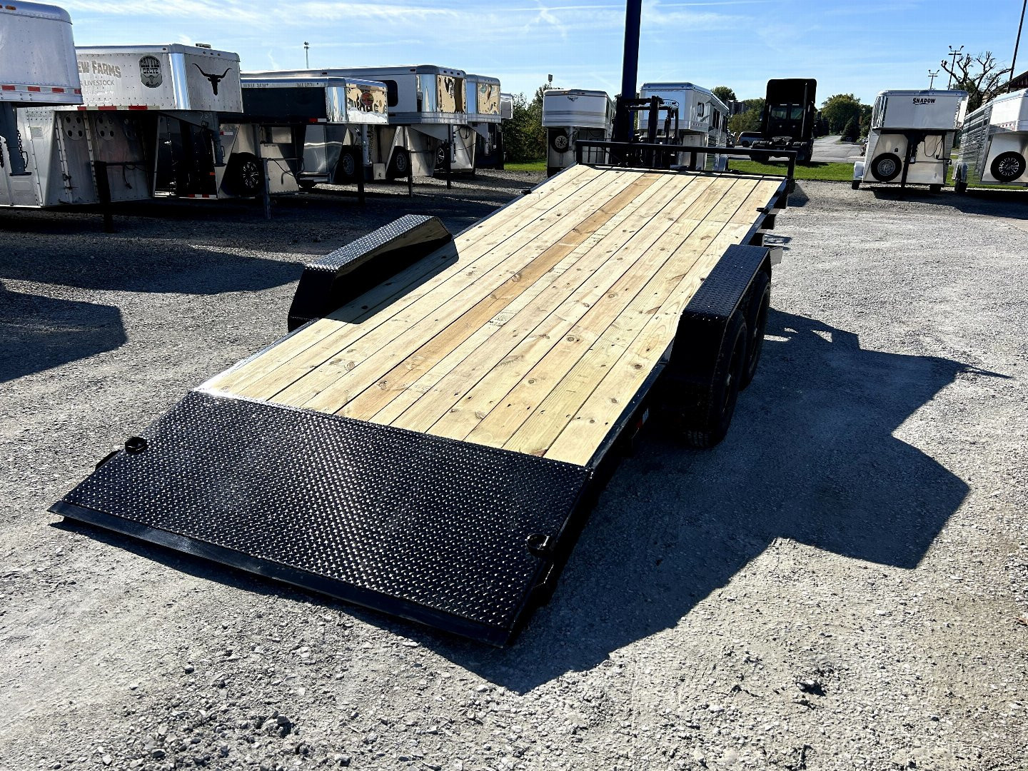 New 2027 Quality Steel and Aluminum 83"x20' Tilt Equipment Trailer