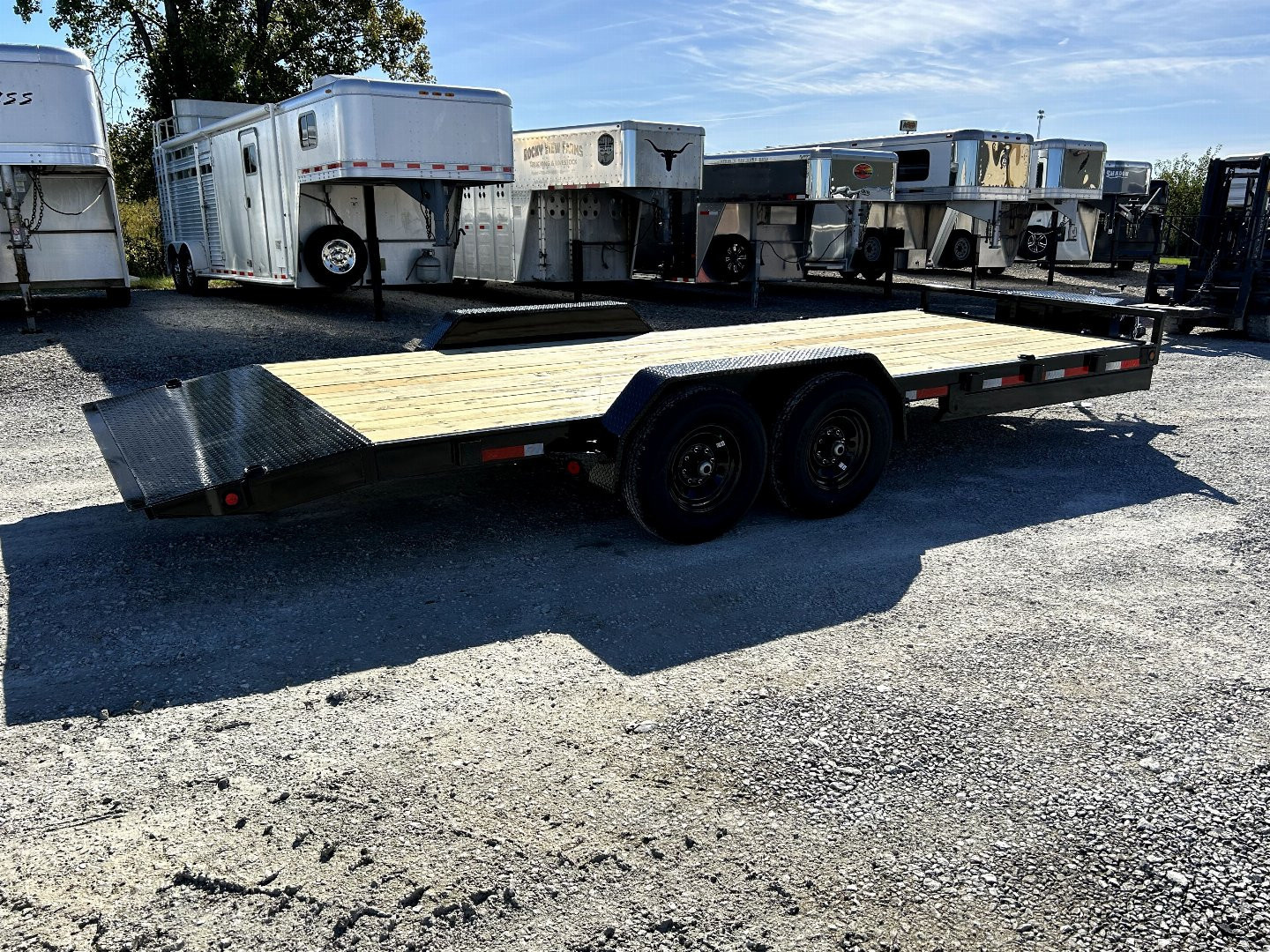 New 2027 Quality Steel and Aluminum 83"x20' Tilt Equipment Trailer