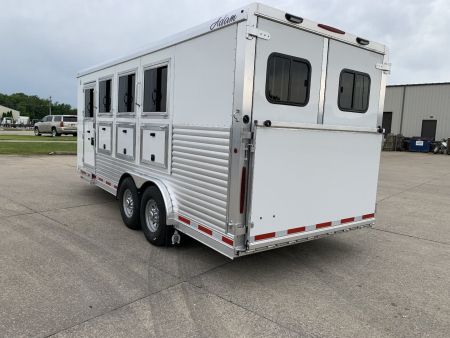 New 2024 Adam 4 Horse Slant Load Horse Trailer