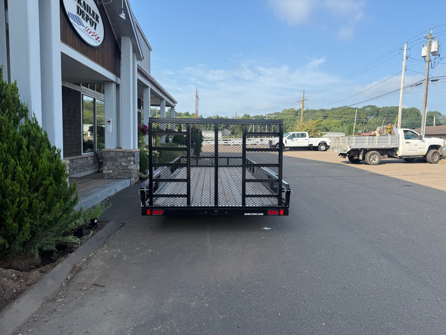 New Sure-Trac 7′ X 18′ OPEN LANDSCAPE TRAILER 7K