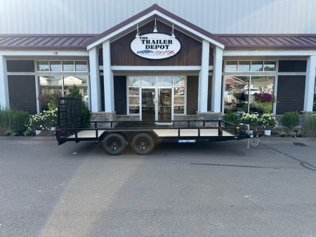 New Sure-Trac 7′ X 18′ OPEN LANDSCAPE TRAILER 7K