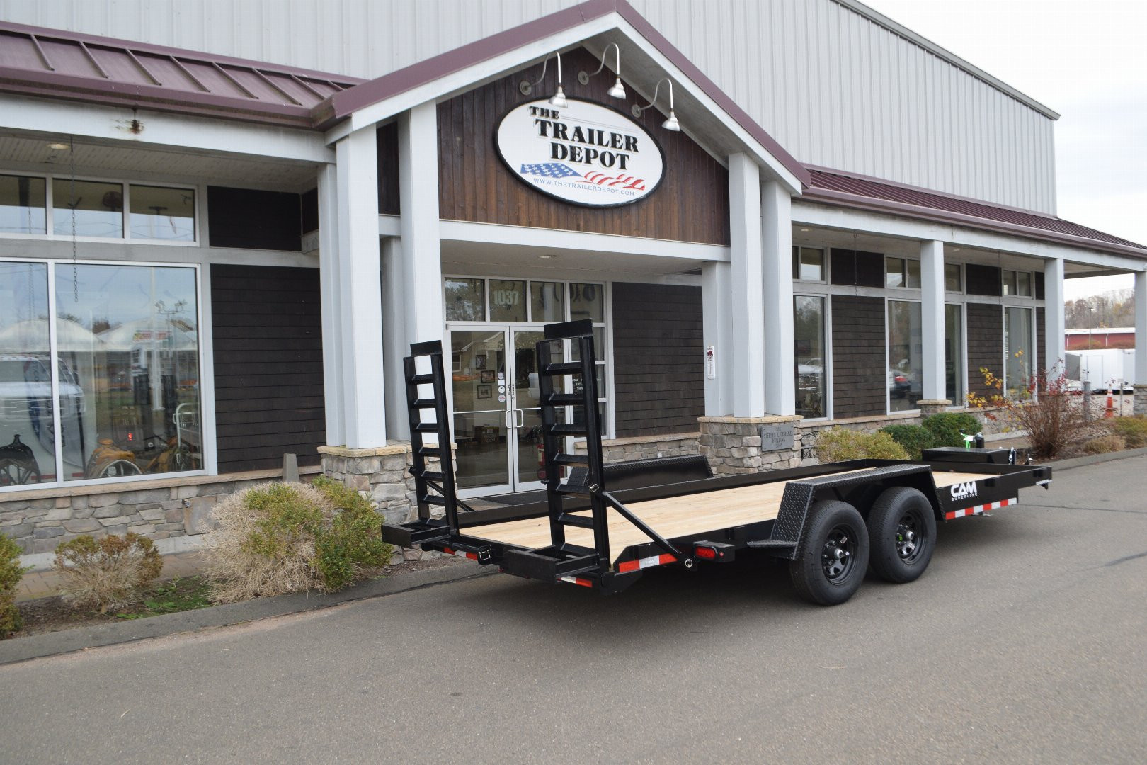 New CAM Superline 6’8″ X 18′ EQUIPMENT TRAILER 9.9K