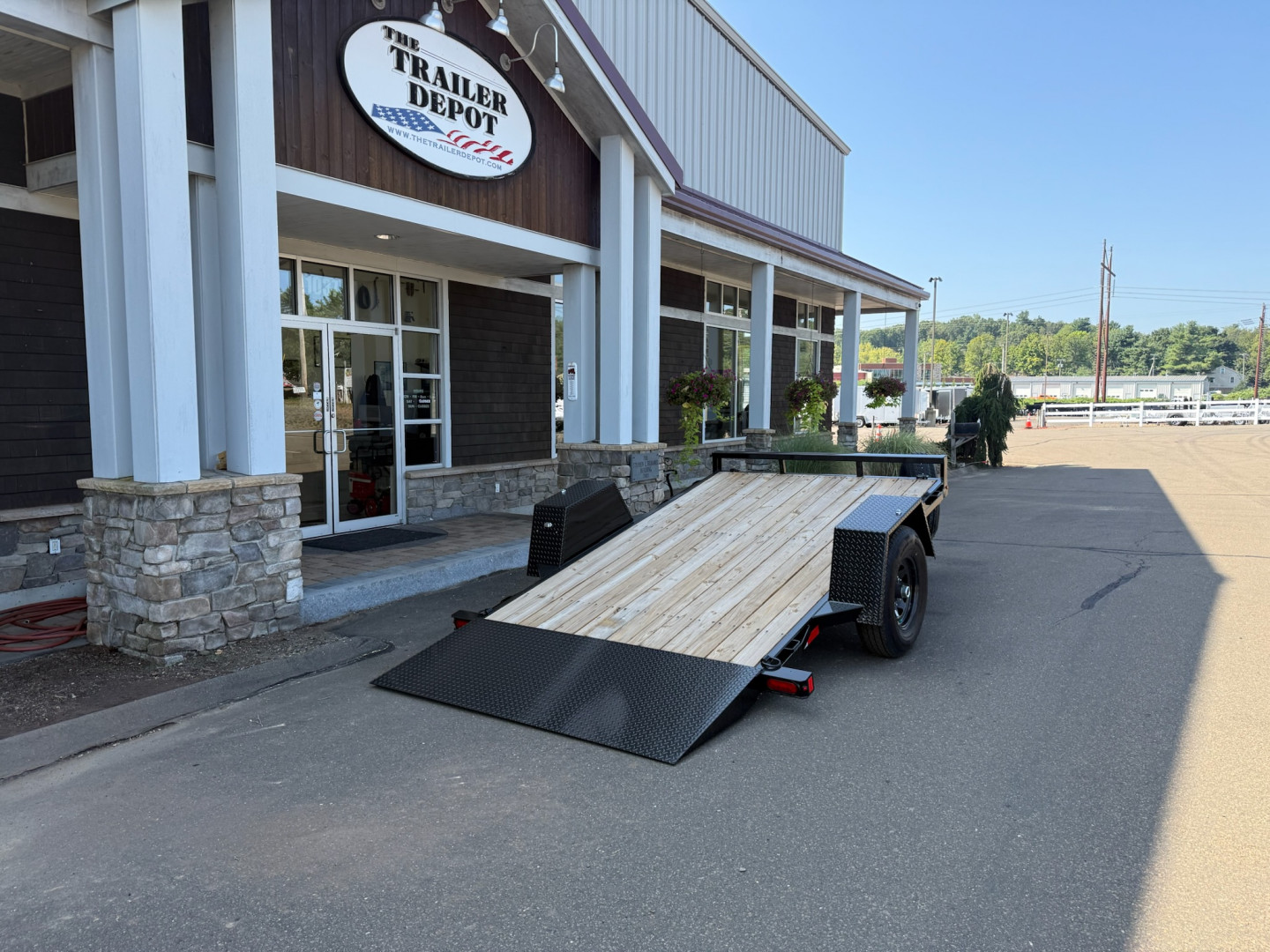 New Sure-Trac 6'6" x 12' Equipment Tilt Trailer 7.8K