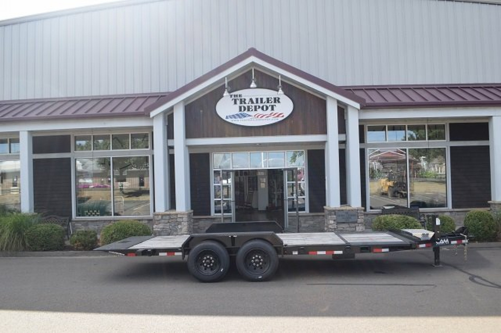 New CAM Superline 6’11″ X 20′ EXTRA WIDE SPLIT TILT EQUIPMENT HAULER 17.6K