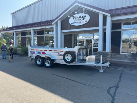 New K-Trail 6'10" x 14' Heavy Duty Dump Trailer 14K