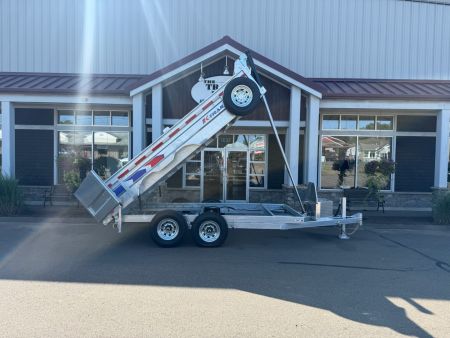 New K-Trail 6'10" x 14' Heavy Duty Dump Trailer 14K