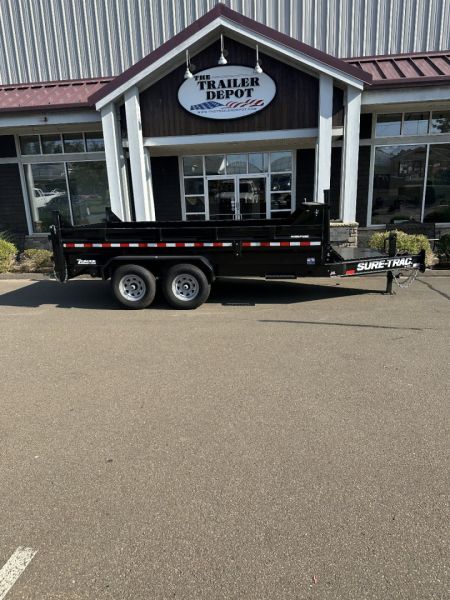 New Sure-Trac 7′ X 14′ PRO SERIES TELESCOPIC DUMP TRAILER 15.4K