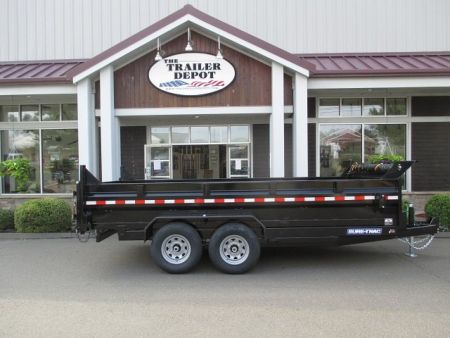 New Sure-Trac 6’10” X 16′ LOW PROFILE DUMP TRAILER 14K