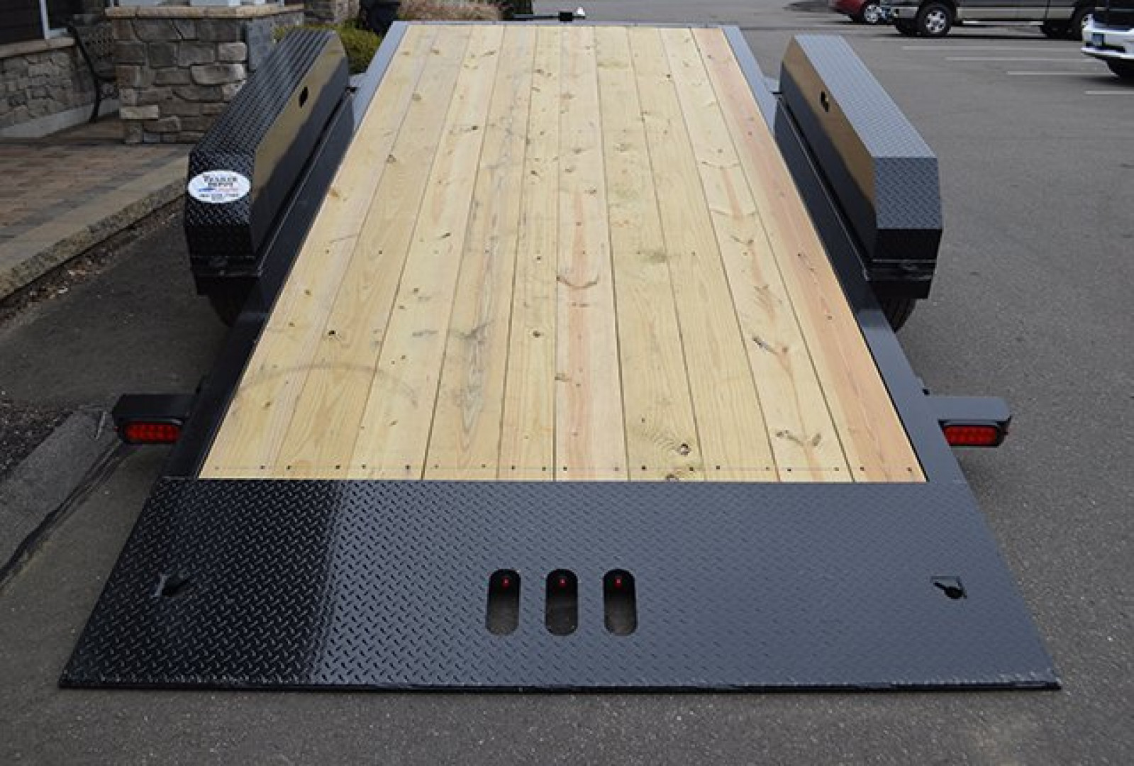 New CAM Superline 6’11″ X 20′ EXTRA WIDE SPLIT TILT EQUIPMENT HAULER 15.4K
