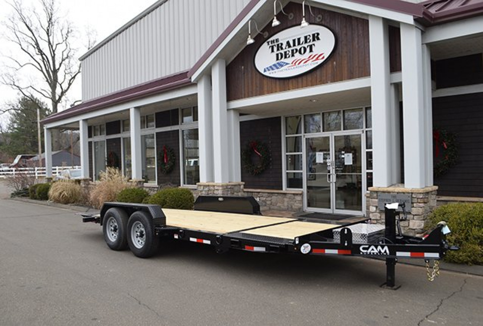 New CAM Superline 6’11″ X 20′ EXTRA WIDE SPLIT TILT EQUIPMENT HAULER 15.4K