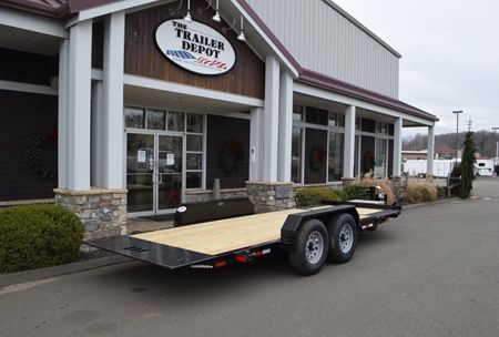New CAM Superline 6’11″ X 20′ EXTRA WIDE SPLIT TILT EQUIPMENT HAULER 15.4K