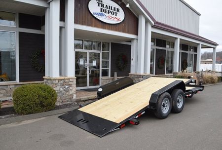 New CAM Superline 6’11″ X 20′ EXTRA WIDE SPLIT TILT EQUIPMENT HAULER 15.4K