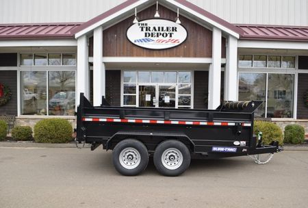 New Sure-Trac 6'10" x 12' Heavy Duty Low Profile Dump Trailer 12K