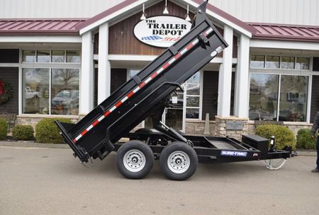 New Sure-Trac 6'10" x 12' Heavy Duty Low Profile Dump Trailer 12K