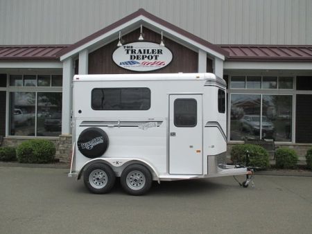 New KINGSTON 2-HORSE STRAIGHT LOAD BUMPER PULL TRAILER