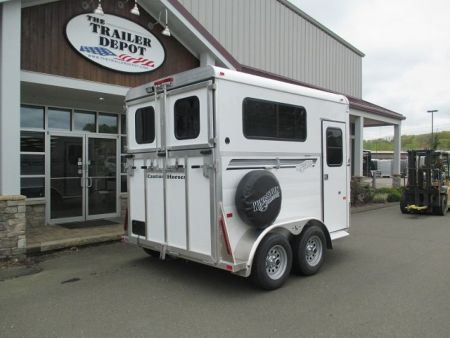 New KINGSTON 2-HORSE STRAIGHT LOAD BUMPER PULL TRAILER