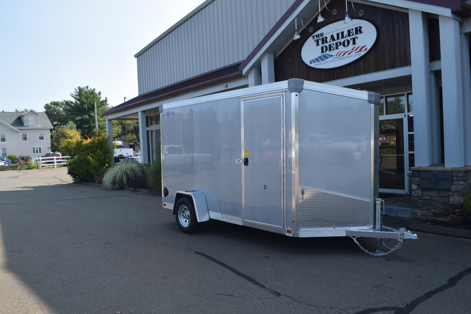 New Ideal Cargo 6' x 12' + V-Nose Enclosed Cargo Trailer 2.8K