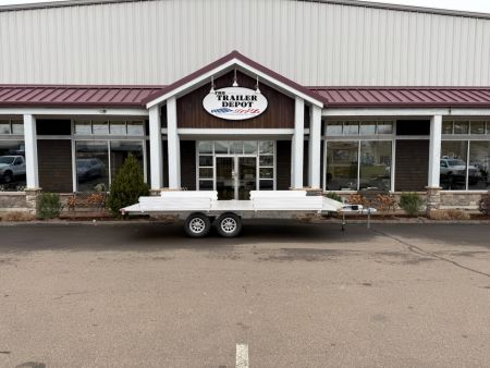 New Aluma 7'4  x 18' ATV Trailer 7K
