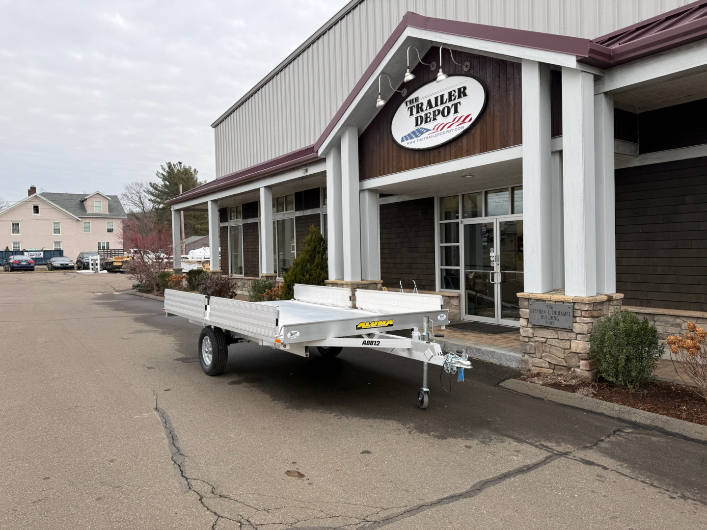 New Aluma 7'4" x 12'10" ATV Trailer 2.9K