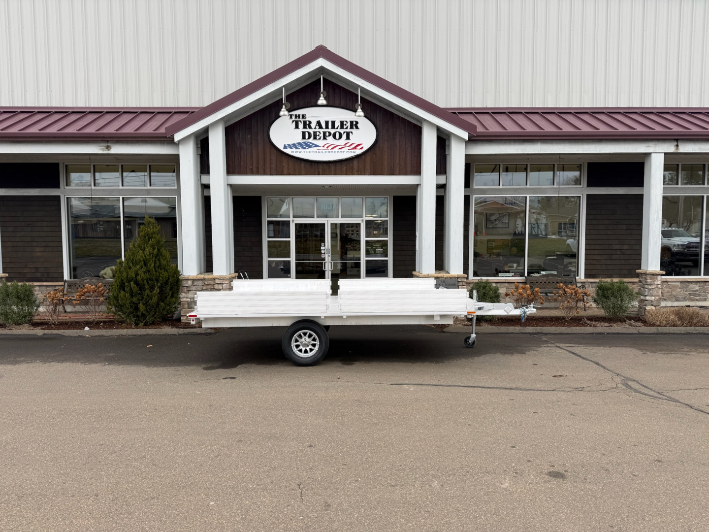 New Aluma 7'4" x 12'10" ATV Trailer 2.9K