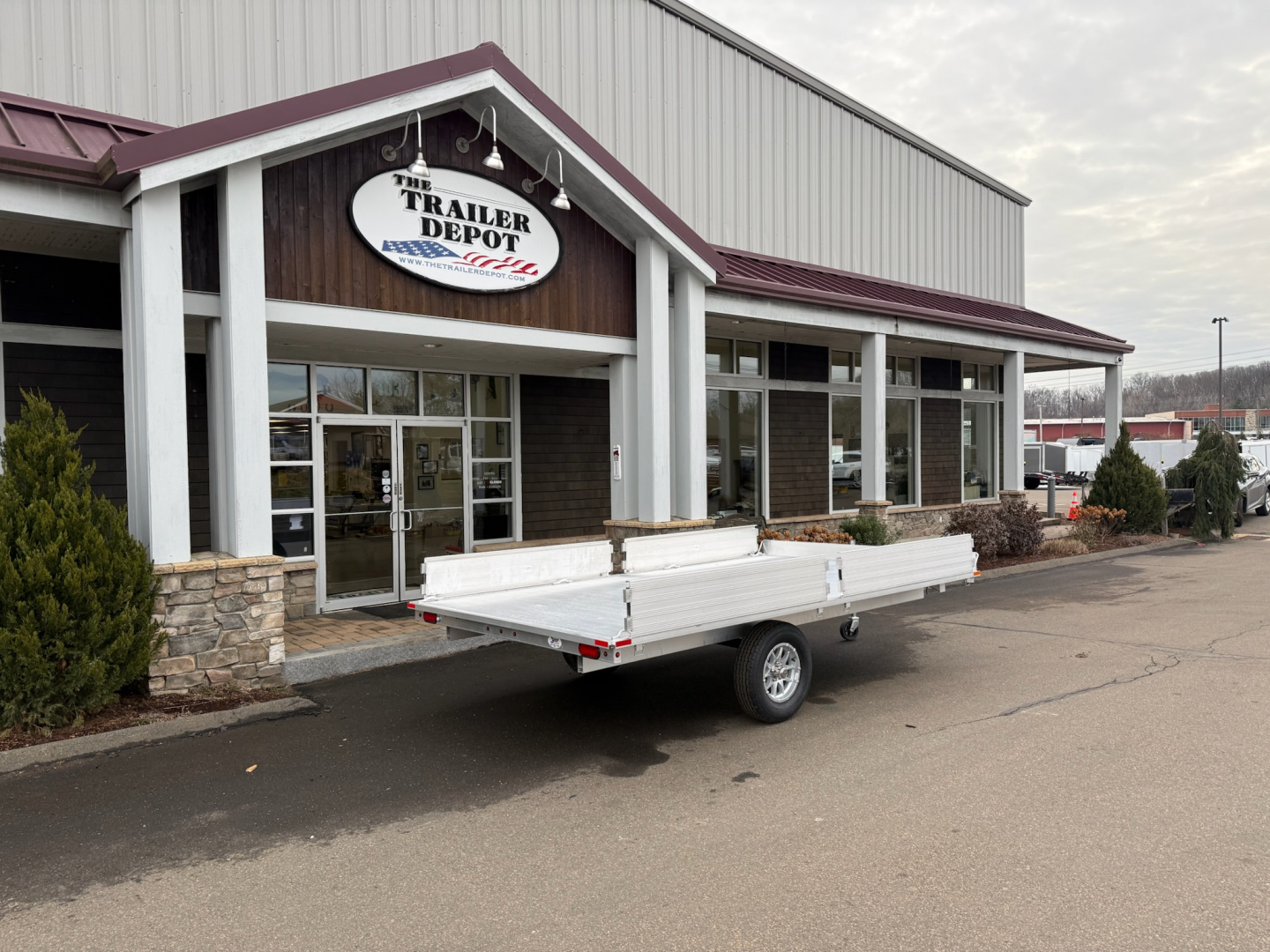 New Aluma 7'4" x 12'10" ATV Trailer 2.9K