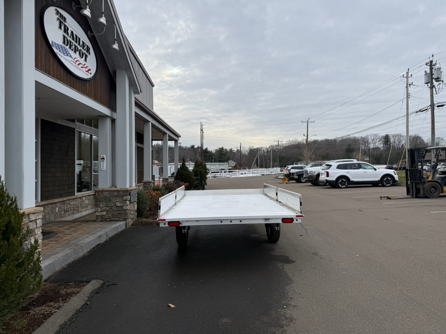 New Aluma 7'4" x 12'10" ATV Trailer 2.9K