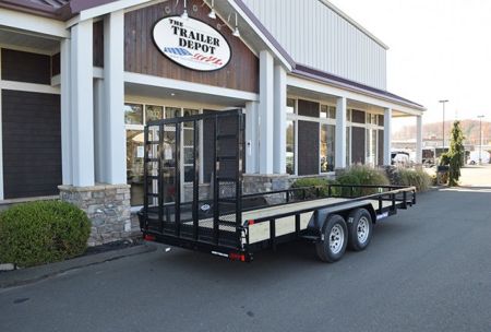 New Sure-Trac 7′ X 18′ OPEN LANDSCAPE TRAILER 7K