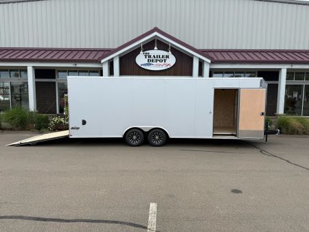 New Pace American 8'6" x 24'+ V-Nose Enclosed Car Hauler 9.9K