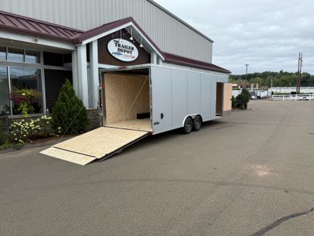 New Pace American 8'6" x 24'+ V-Nose Enclosed Car Hauler 9.9K