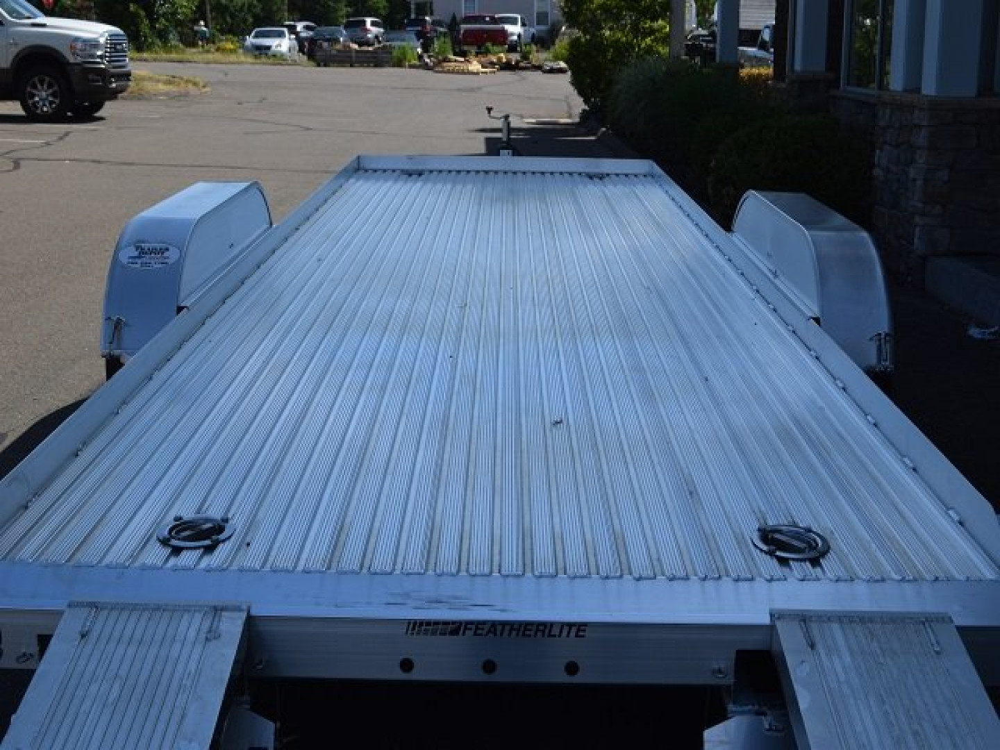 New FEATHERLITE 6’7″ X 20′ OPEN CAR HAULER 9.6K