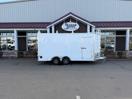 New EZ Hauler 8’6″ X 16′ ENCLOSED CONTRACTOR TRAILER 9.9K